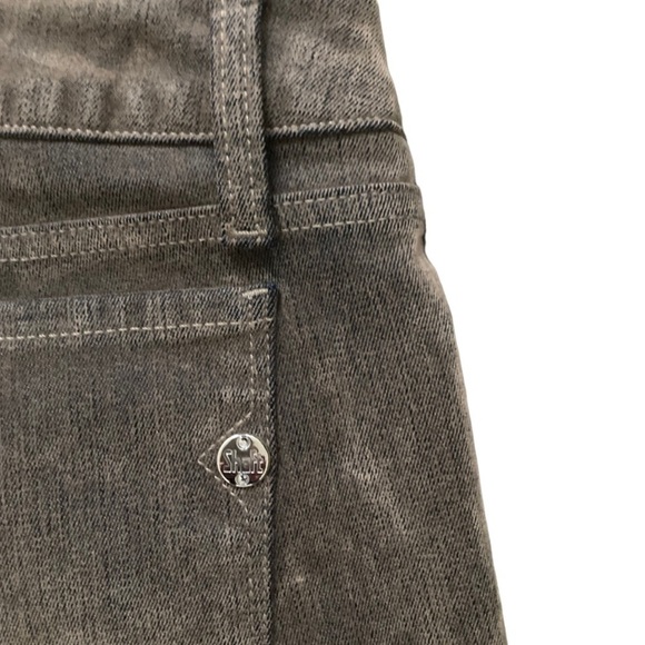 SHAFT JEANS Italy Lola hr Velvet Flock Pants Lace up Flare Hem in Oro Verde - Picture 8 of 15